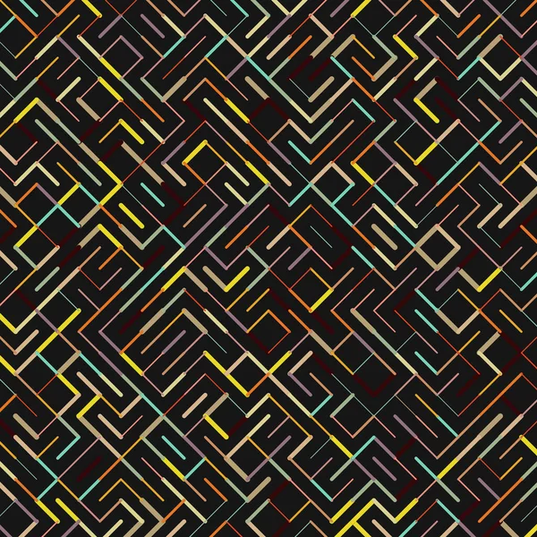 Farbe Gedrehte Linien Hintergrund Abstrakte Illustration — Stockvektor