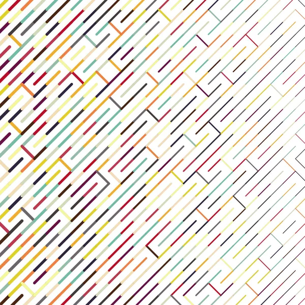 Colore Linee Ruotate Sfondo Illustrazione Astratta — Vettoriale Stock
