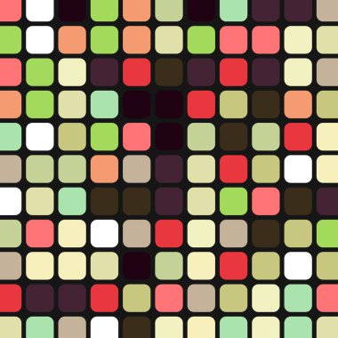 Renkli kareler arkaplan soyut illüstrasyon