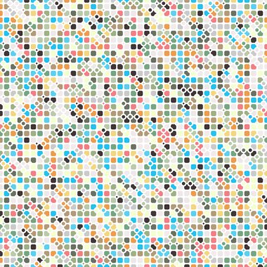 Renkli kareler arkaplan soyut illüstrasyon