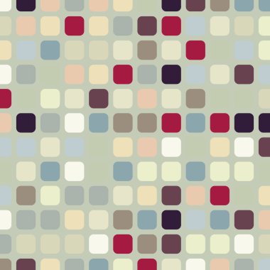 Renkli kareler arkaplan soyut illüstrasyon