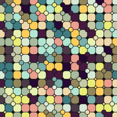 Renkli kareler arkaplan soyut illüstrasyon