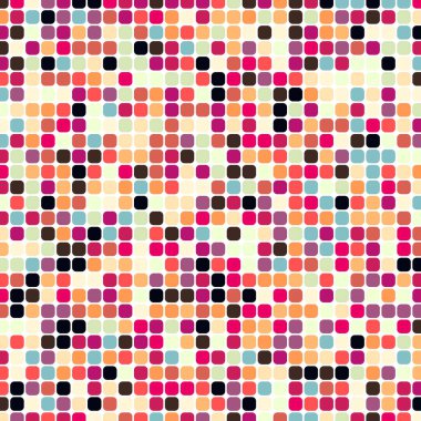 Renkli kareler arkaplan soyut illüstrasyon