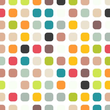 Renkli kareler arkaplan soyut illüstrasyon