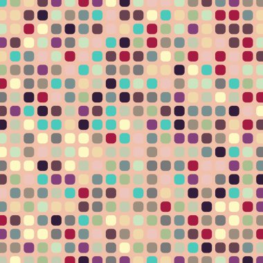 Renkli kareler arkaplan soyut illüstrasyon