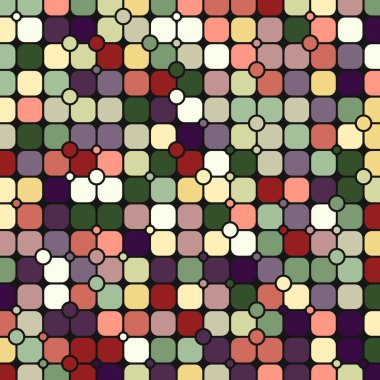 Renkli kareler arkaplan soyut illüstrasyon