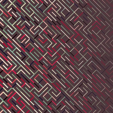 Renk döndürülmüş satırlar arkaplan soyut resimleme