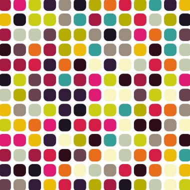 Renkli kareler arkaplan soyut illüstrasyon