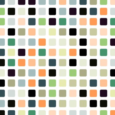 Renkli kareler arkaplan soyut illüstrasyon