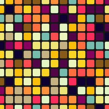 Renkli kareler arkaplan soyut illüstrasyon