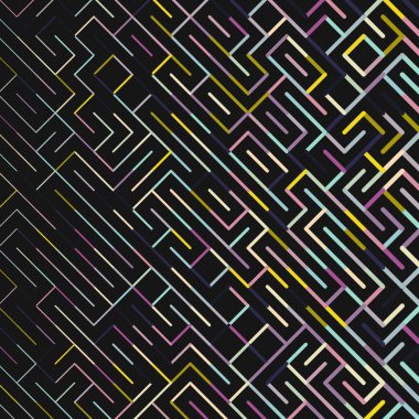 Renk döndürülmüş satırlar arkaplan soyut resimleme