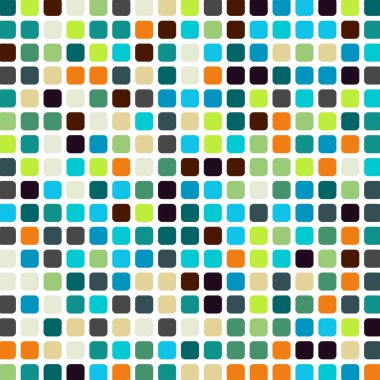 Renkli kareler arkaplan soyut illüstrasyon