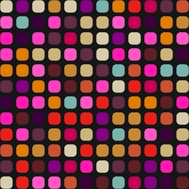 Renkli kareler arkaplan soyut illüstrasyon