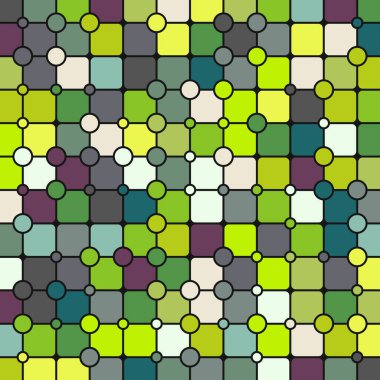 Renkli kareler arkaplan soyut illüstrasyon