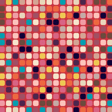 Renkli kareler arkaplan soyut illüstrasyon