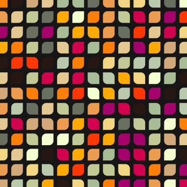 Renkli kareler arkaplan soyut illüstrasyon