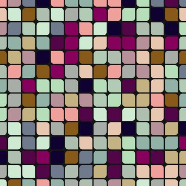 Renkli kareler arkaplan soyut illüstrasyon