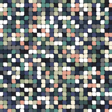 Renkli kareler arkaplan soyut illüstrasyon