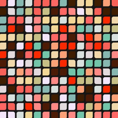 Renkli kareler arkaplan soyut illüstrasyon