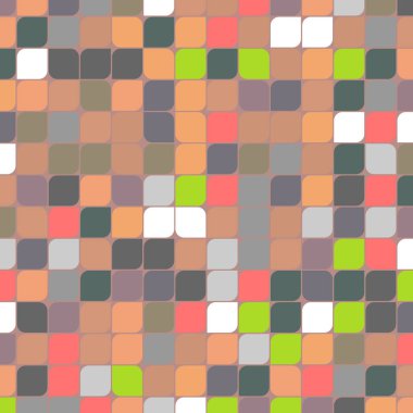 Renkli kareler arkaplan soyut illüstrasyon
