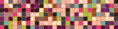 Renkli kareler arkaplan soyut illüstrasyon