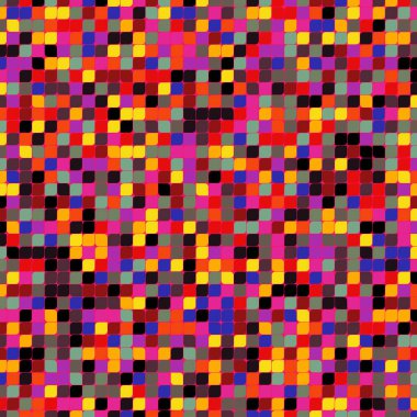 Renkli kareler arkaplan soyut illüstrasyon