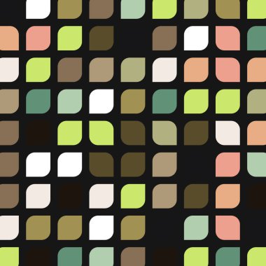 Renkli kareler arkaplan soyut illüstrasyon