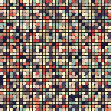 Renkli kareler arkaplan soyut illüstrasyon