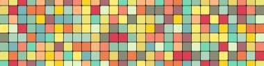 Renkli kareler arkaplan soyut illüstrasyon