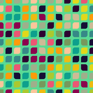 Renkli kareler arkaplan soyut illüstrasyon