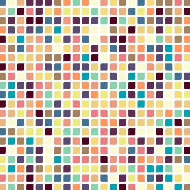 Renkli kareler arkaplan soyut illüstrasyon