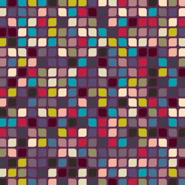 Renkli kareler arkaplan soyut illüstrasyon