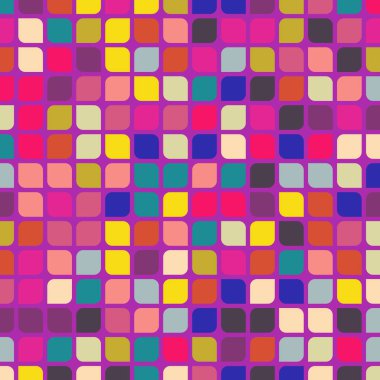 Renkli kareler arkaplan soyut illüstrasyon