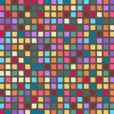 Renkli kareler arkaplan soyut illüstrasyon