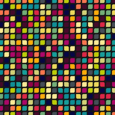 Renkli kareler arkaplan soyut illüstrasyon