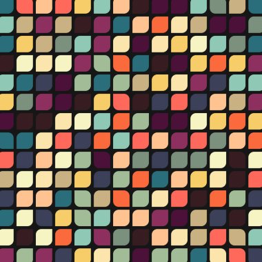 Renkli kareler arkaplan soyut illüstrasyon