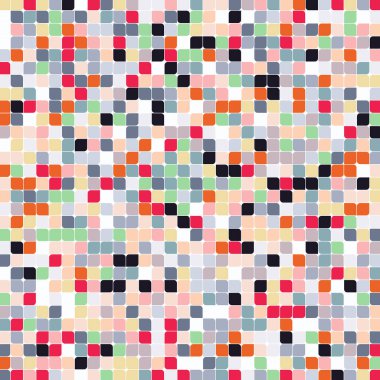 Renkli kareler arkaplan soyut illüstrasyon