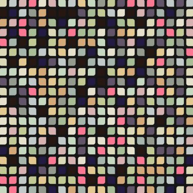Renkli kareler arkaplan soyut illüstrasyon