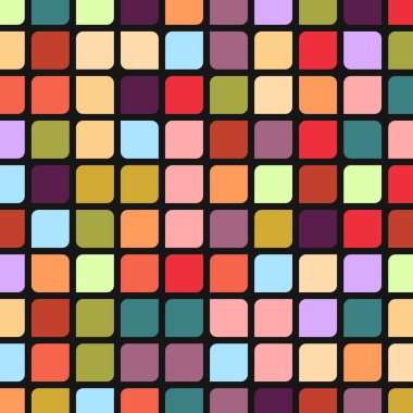 Renkli kareler arkaplan soyut illüstrasyon