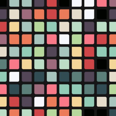 Renkli kareler arkaplan soyut illüstrasyon