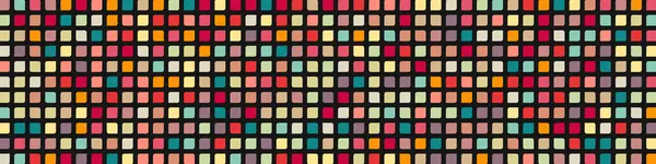 Color Checkered Squares Background Abstract Illustration — Stock Vector