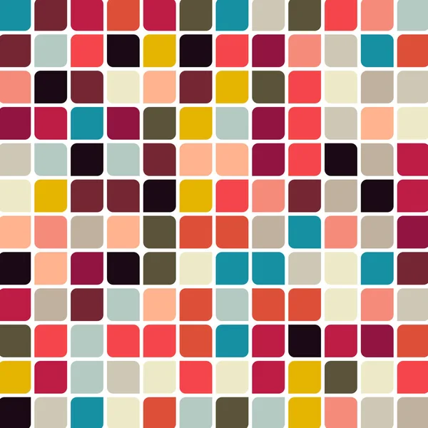 Color Cuadros Cuadros Fondo Abstracto Ilustración — Vector de stock