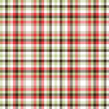 Dekoratif tartan karo desen çizimi