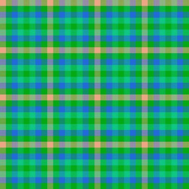 Dekoratif tartan karo desen çizimi