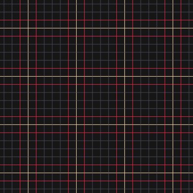 Dekoratif tartan karo desen çizimi