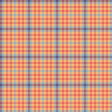 Dekoratif tartan karo desen çizimi