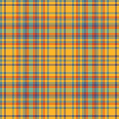 Dekoratif tartan karo desen çizimi