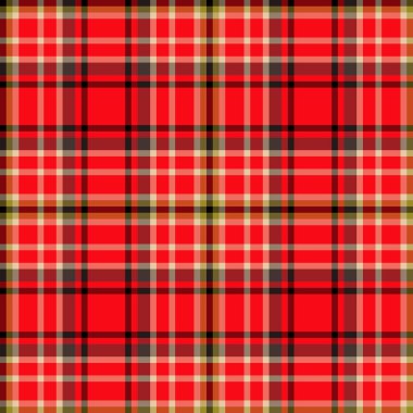 Dekoratif tartan karo desen çizimi