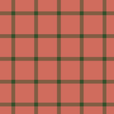 Dekoratif tartan karo desen çizimi