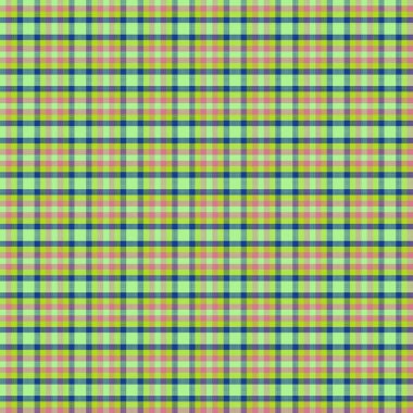 Dekoratif tartan karo desen çizimi